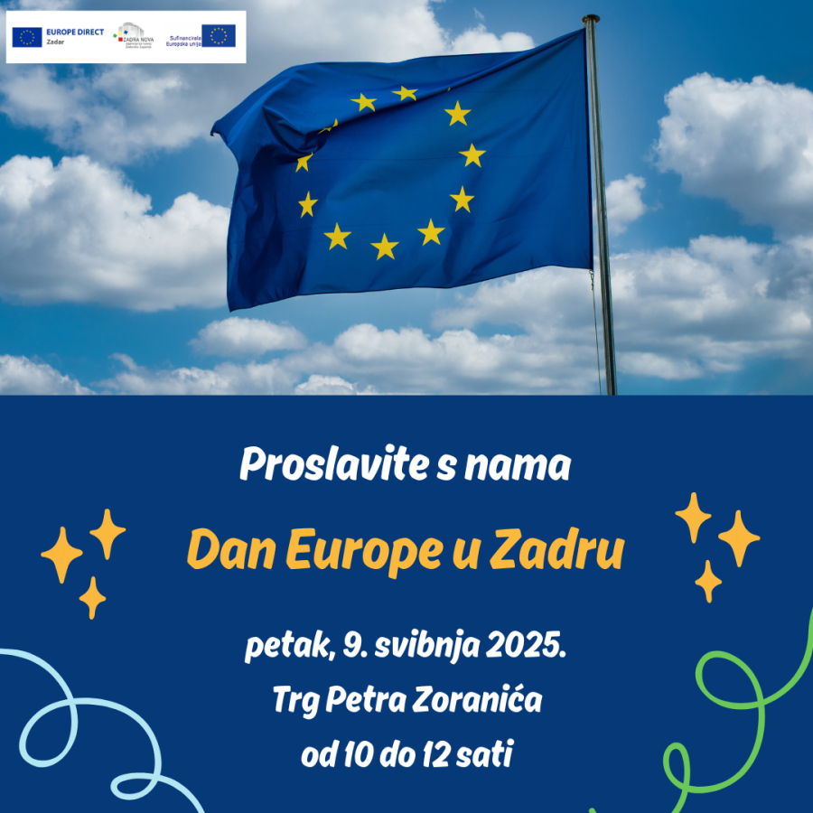 Proslavite s nama Dan Europe u Zadru uz bogat program za sve uzraste