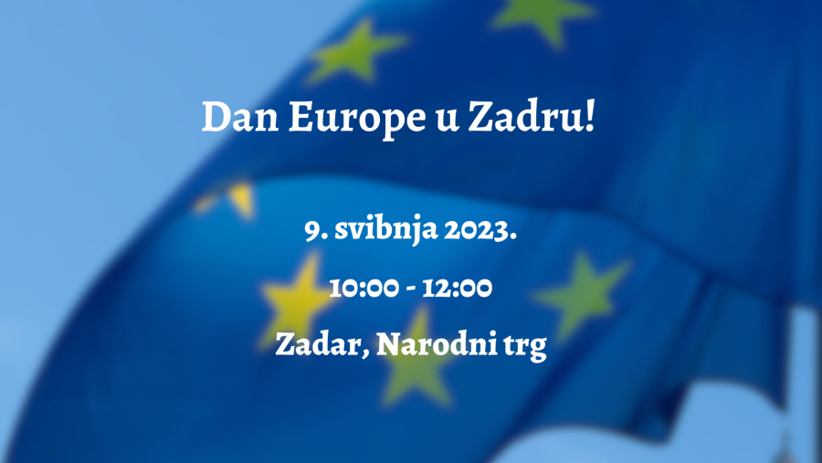Proslavite s nam Dan Europe na Narodnom trgu u Zadru