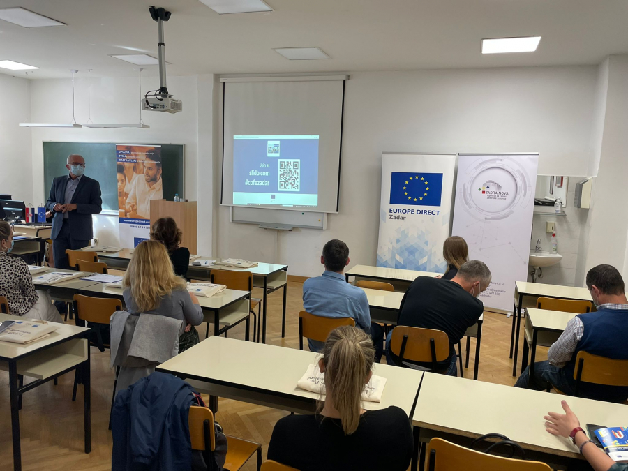 Panel rasprava sa zadarskim studentima o budućnosti Europe